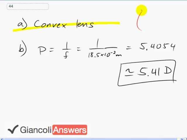 Giancoli 6th Edition, Chapter 23, Problem 44 solution video poster