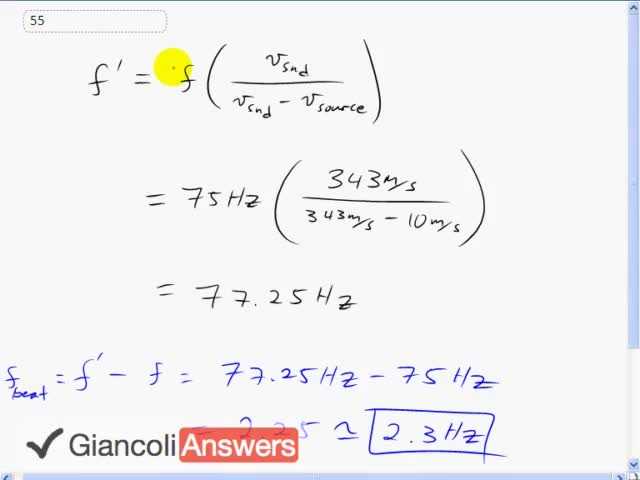 Giancoli 6th Edition, Chapter 12, Problem 55 solution video poster