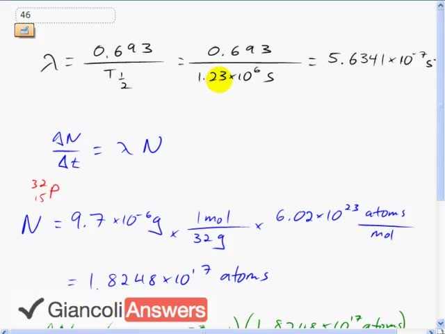 Giancoli 6th Edition, Chapter 30, Problem 46 solution video poster