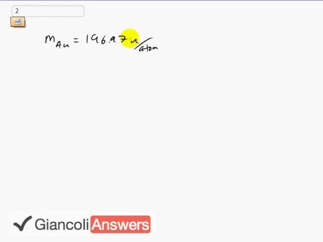 Giancoli 6th Edition, Chapter 13, Problem 2 solution video poster
