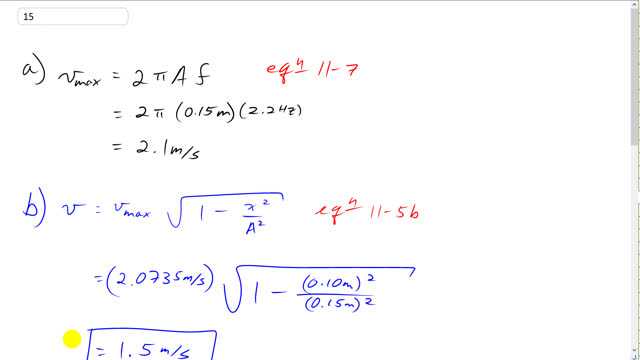 Giancoli 7th "Global" Edition, Chapter 11, Problem 15 solution video poster