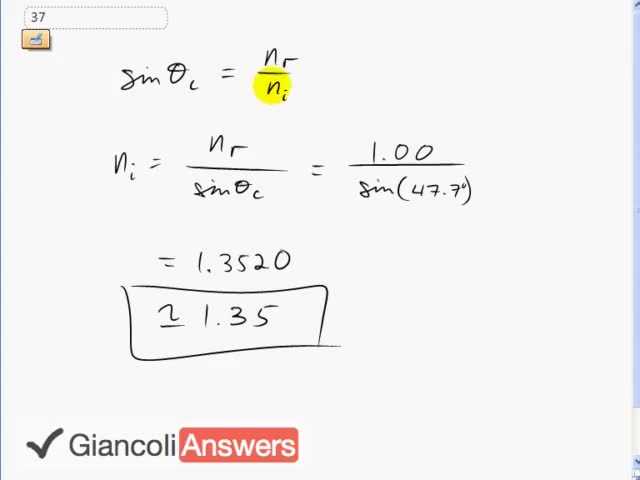 Giancoli 6th Edition, Chapter 23, Problem 37 solution video poster