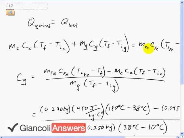 Giancoli 6th Edition, Chapter 14, Problem 17 solution video poster