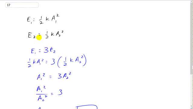 Giancoli 7th "Global" Edition, Chapter 11, Problem 17 solution video poster