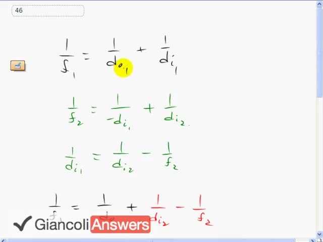 Giancoli 6th Edition, Chapter 25, Problem 46 solution video poster