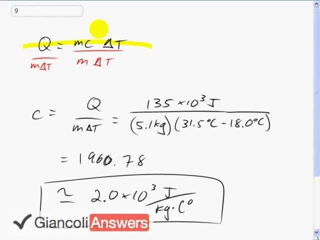 Giancoli 6th Edition, Chapter 14, Problem 9 solution video poster