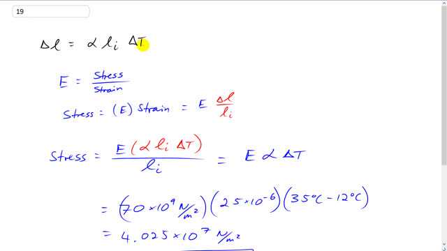 Giancoli 7th Edition, Chapter 13, Problem 19 solution video poster