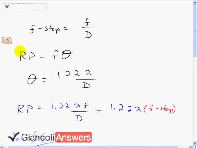 Giancoli 6th Edition, Chapter 25, Problem 50 solution video poster