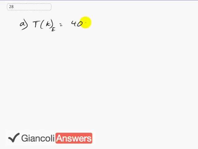 Giancoli 6th Edition, Chapter 13, Problem 28 solution video poster